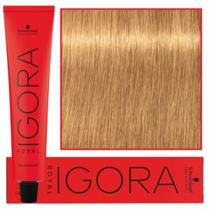 Schwarzkopf Professional Igora Royal - trwała farba do włosów o innowacyjnej formule, 60ml 9-55 | Ekstra Jasny Blond Złoty Ekstra