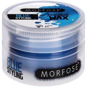 Morfose Hair Color Wax - koloryzujący wosk do włosów, mocny, matowe wykończenie, 100ml Blue | Niebieski