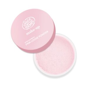 FaceBoom Puder pod oczy i do twarzy Ultra blurring pink loose powder- Perfekcyjny Kreator
