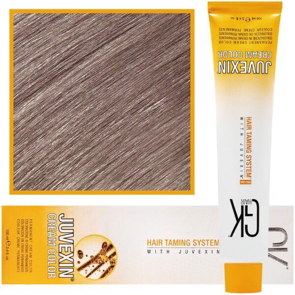 GK Hair Juvexin - farba do koloryzacji włosów z keratyną, 100ml 8,12 | Perłowy jasny blond