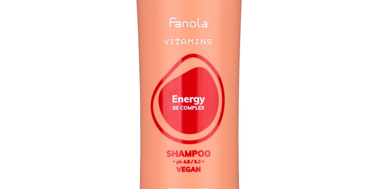 Fanola Vitamins Energy - szampon energetyzujący do włosów osłabionych, 1000ml