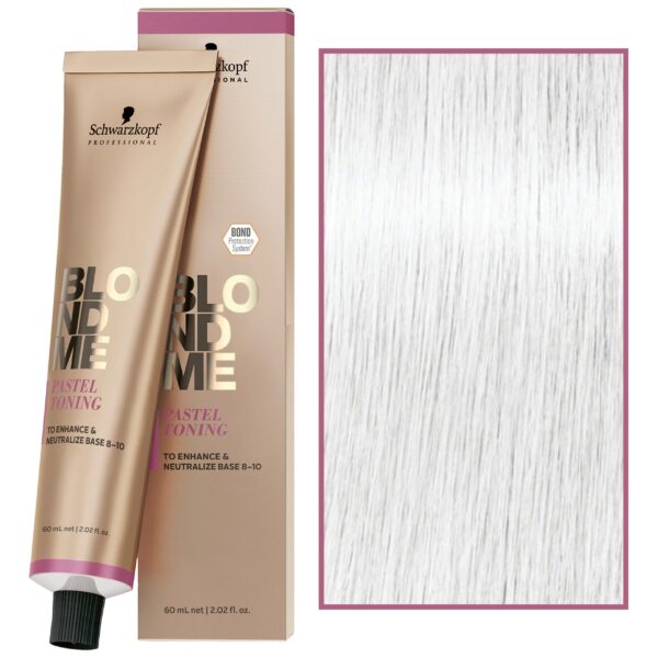Schwarzkopf Professional BlondMe Pastel Toning - pastelowy toner do włosów blond, 60ml Clear | Czysty