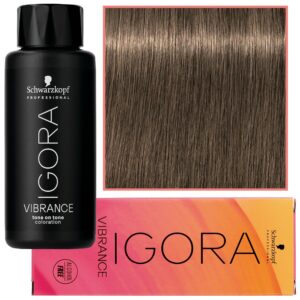 Schwarzkopf Professional Igora Vibrance – półtrwała farba do włosów bez amoniaku, 60ml 7-0 | Średni Blond Naturalny