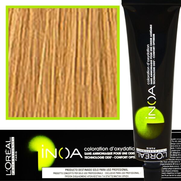 Loreal Inoa farba do włosów głęboki i trwały kolor dodatkowa ochrona włosa 60 ml 9.31 Bardzo Jasny Blond Złozisto - Popielaty