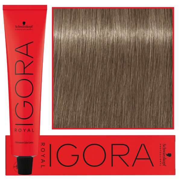 Schwarzkopf Professional Igora Royal - trwała farba do włosów o innowacyjnej formule, 60ml 9-42 | Ekstra Jasny Blond Beżowo Popielaty