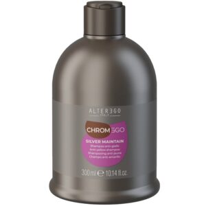 Alter Ego ChromEgo Silver Maintain Shampoo - ochładzający kolor szampon do włosów blond, 300ml