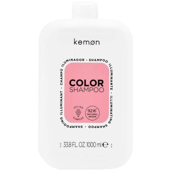 Kemon Color Illuminating Shampoo - szampon rozświetlający do włosów farbowanych, 1000ml