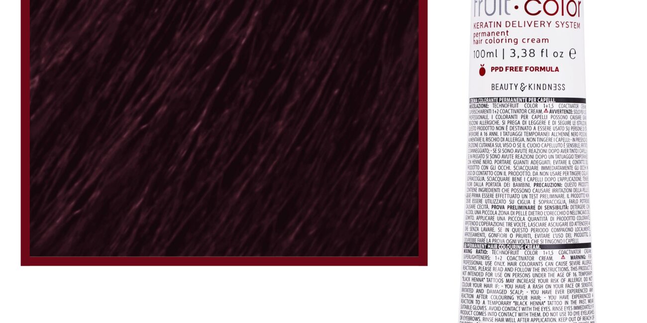 Alter Ego Technofruit Color – farba z keratyną do trwałej koloryzacji włosów, 100ml 4/5 | Brąz Mahoniowy