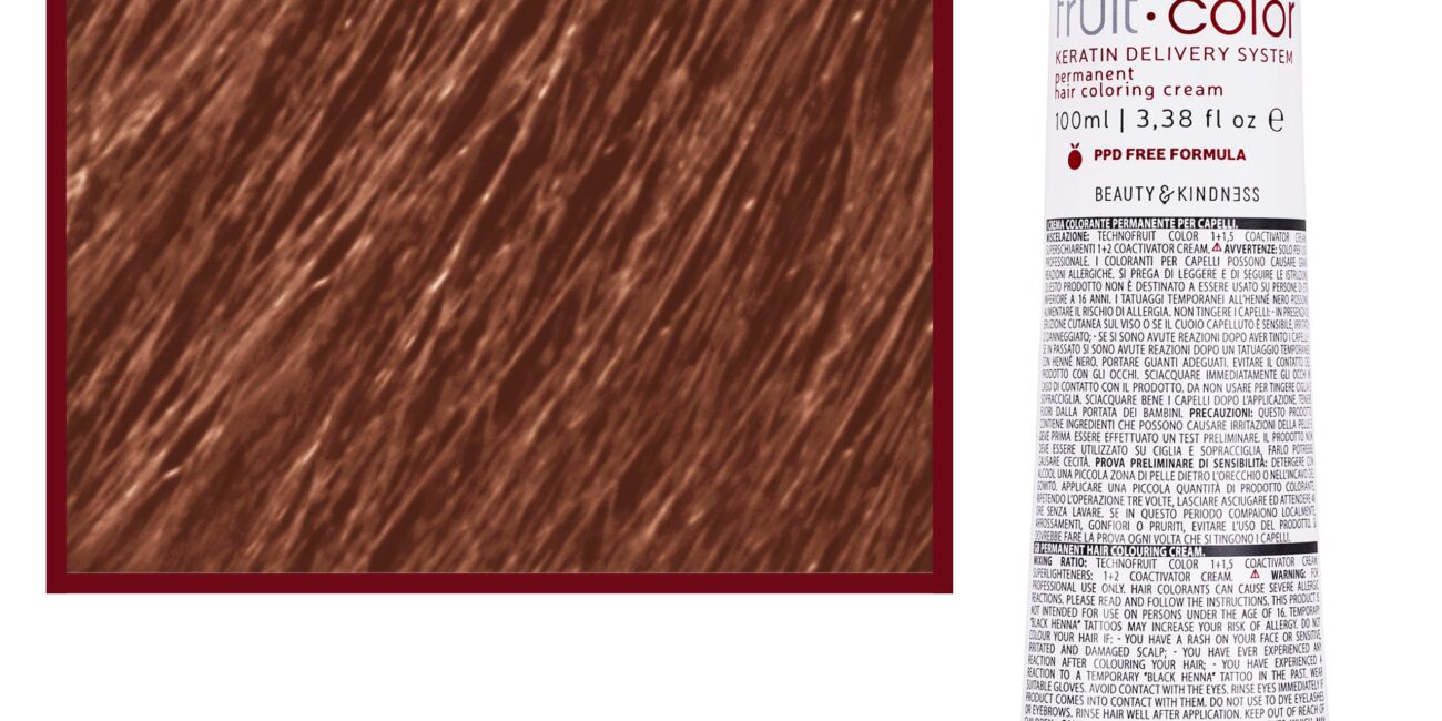 Alter Ego Technofruit Color – farba z keratyną do trwałej koloryzacji włosów, 100ml 9/42 | Bardzo jasny Blond Miedziany Plava