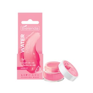 Bielenda Balsam do ust + maska na noc Arbuz 2w1