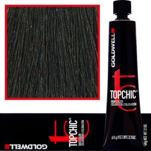 Goldwell Topchic - profesjonalna farba do włosów, 60ml 4-NA Naturalny Popielaty. Średni Brąz