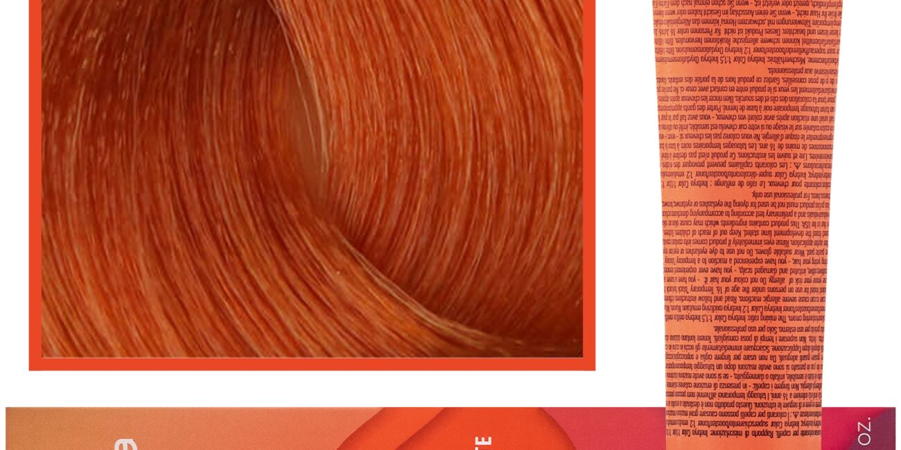 Inebrya Color - farba krem koloryzujący do włosów, 100ml 8/34 | Jasny Złoty Miedziany Blond