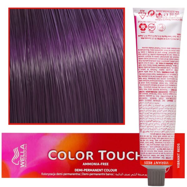 WELLA COLOR TOUCH profesjonalna farba do włosów 60 ml 5/66 Jasny Brąz Fioletowy Intensywny