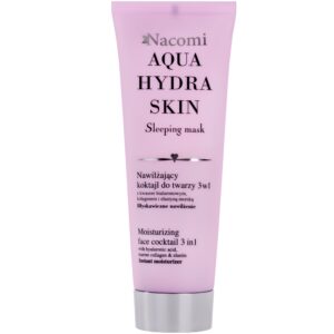 Nacomi Aqua Hydra Skin Sleeping Mask - nawilżający koktajl do twarzy 3w1 85ml