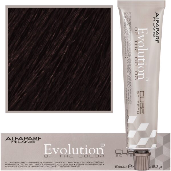 Alfaparf Evolution - farba do włosów 60ml cała paleta 5 NB | Jasny ciepły naturalny brąz