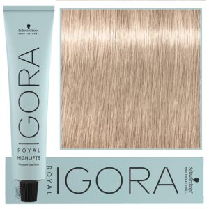 Schwarzkopf Professional Igora Royal Highlifts - farba do włosów o rozjaśniającej formule, 60ml 12-19 | Specjalny Blond Cendre Fioletowy