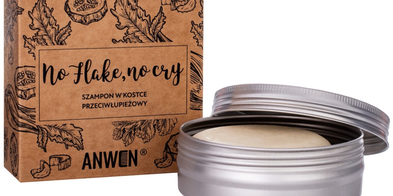 Anwen No Flake No Cry przeciwłupiezowy szampon w kostce