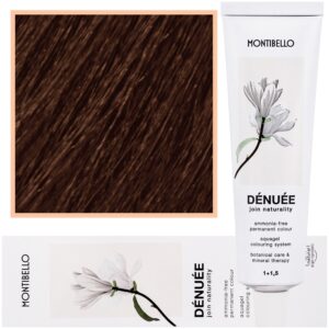 Montibello Denuee – naturalna wegańska farba do włosów bez amoniaku, 60 ml 6,63 | Złoto-Kasztanowy Ciemny Blond