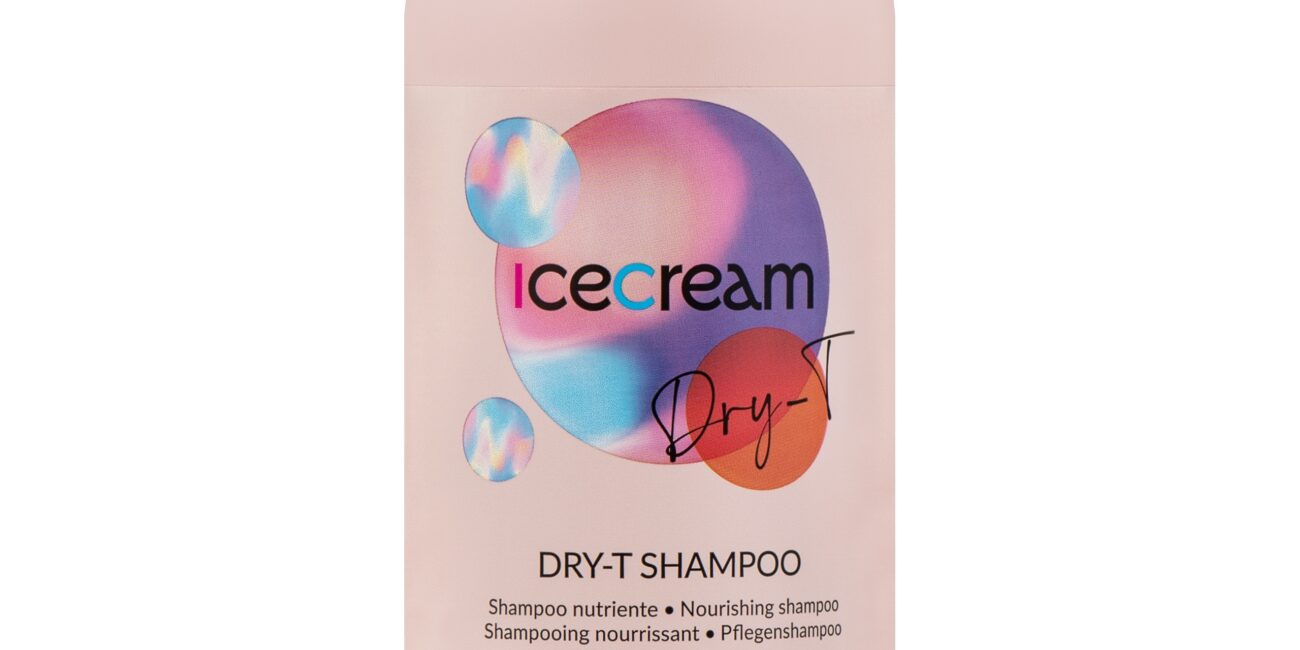 Inebrya Ice Cream Dry-T - szampon nawilżający do włosów, 1000ml