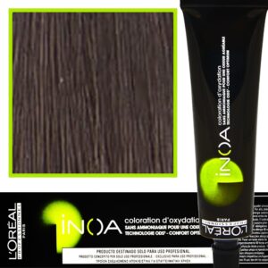 Loreal Inoa farba do włosów głęboki i trwały kolor dodatkowa ochrona włosa 60 ml 6.11 Ciemny Blond Popielaty Intensywny