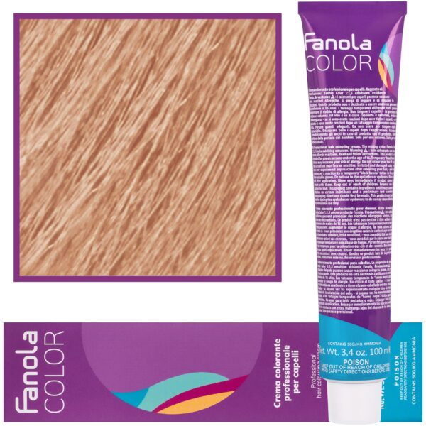 Fanola Crema Color farba - profesjonalny krem koloryzujący, 100 ml 11.3 | Super Platynowy Blond Złoty