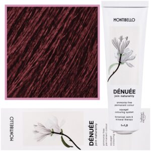 Montibello Denuee – naturalna wegańska farba do włosów bez amoniaku, 60 ml 6,77 | Intensywny Czerwony Ciemny Blond