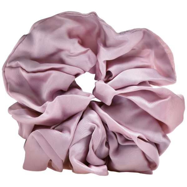 Sister Young LILU Scrunchie Pink - satynowa gumka do włosów, różowa
