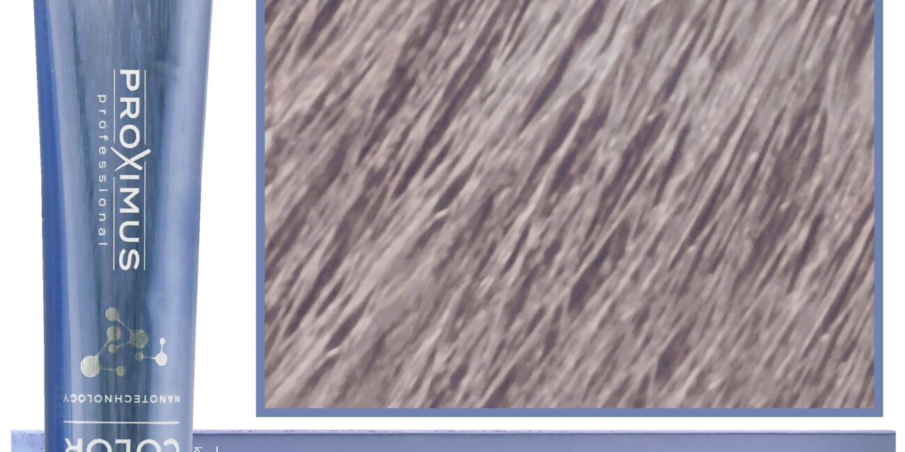 Proximus Supreme Color Nanotechnology – profesjonalna farba do włosów z kwasem hialuronowym, 100ml 9,12 | Bardzo Jasny Popielato Fioletowy Blond