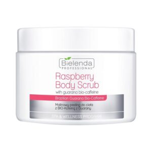 Bielenda Professional Malinowy peeling do ciała z Kofeiną z Guarany