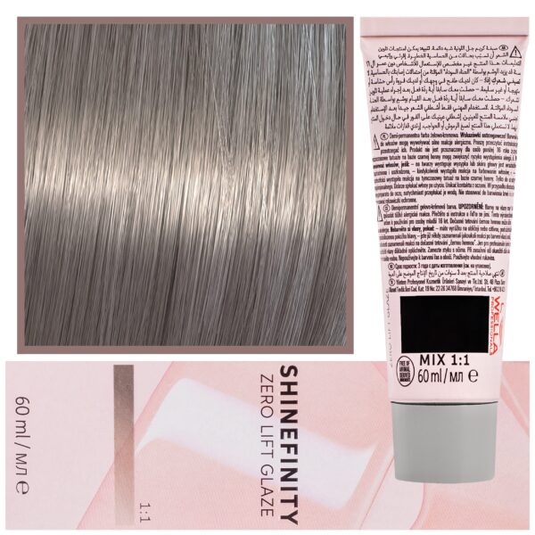 Wella Shinefinity Zero Lift Glaze - profesjonalna farba do włosów, 60ml 06/02 | Ciemny Naturalny Matowy Blond