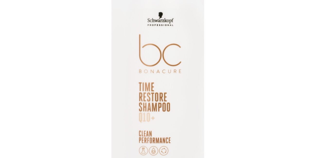 Schwarzkopf BC Time Restore - oczyszczający szampon do włosów z koenzymem Q10+, 1000ml