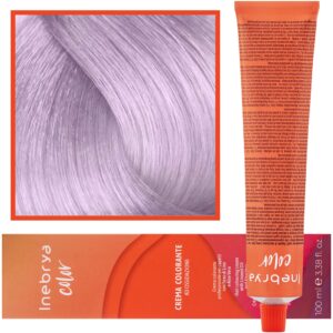 Inebrya Color - farba krem koloryzujący do włosów, 100ml 10/02 | Jasny Platynowy Fioletowy Pastelowy Blond