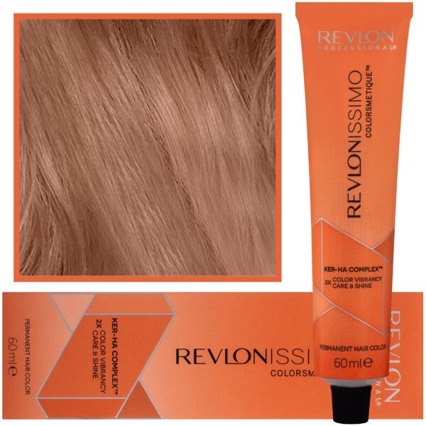 Revlon Revlonissimo Colorsmetique - kremowa farba do włosów, 60ml 7,34 | Średni Złoty Miedziany Blond