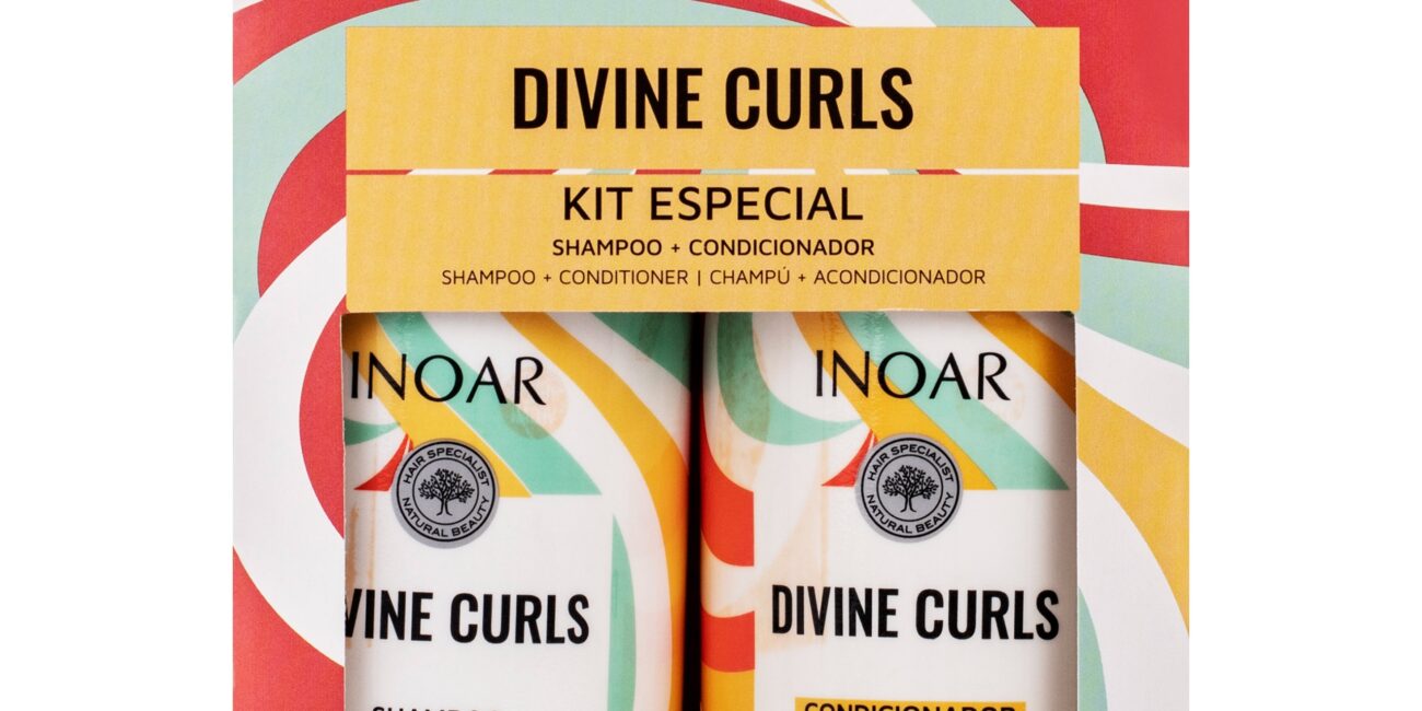 Inoar Divine Curls Duo Pack - zestaw do pielęgnacji włosów kręconych, 2x250ml
