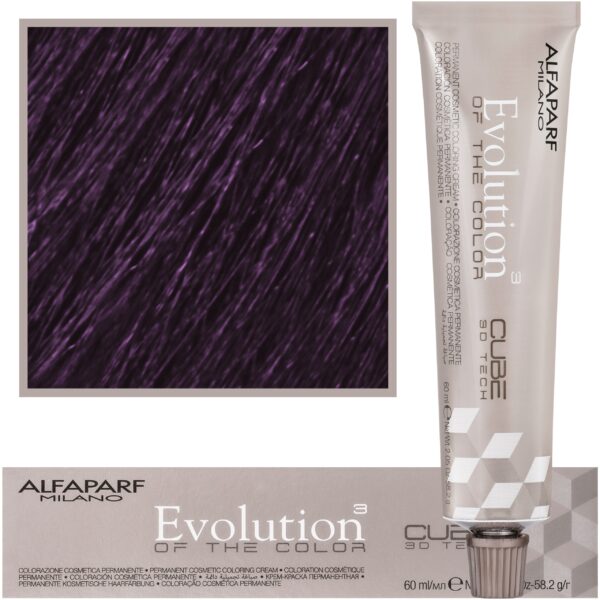 Alfaparf Evolution - farba do włosów 60ml cała paleta 2000 | Fiolet