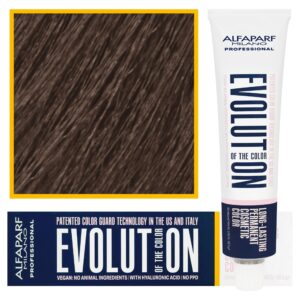 Alfaparf Evolution - wegańska farba do koloryzacji włosów, 60ml 7,13 | Średni Złoty Popielaty Blond