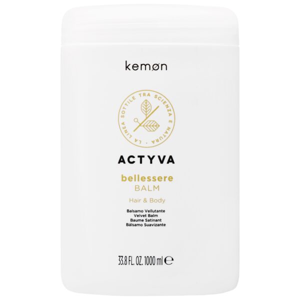 Kemon ACTYVA Bellessere - odżywczy balsam do ciała i włosów, 1000ml