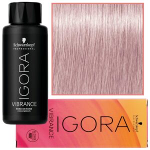 Schwarzkopf Professional Igora Vibrance – półtrwała farba do włosów bez amoniaku, 60ml 9,5-19 | Fioletowy Cendre