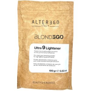 Alter Ego BlondEgo Ultra 9 Lightener Powder - rozjaśniacz do włosów w proszku, 100g