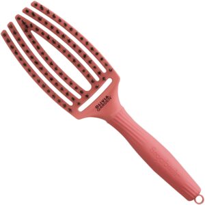 Olivia Garden Finger Brush Combo Medium, szczotka z włosiem dzika do rozczesywania, różne kolory Maple | Klon