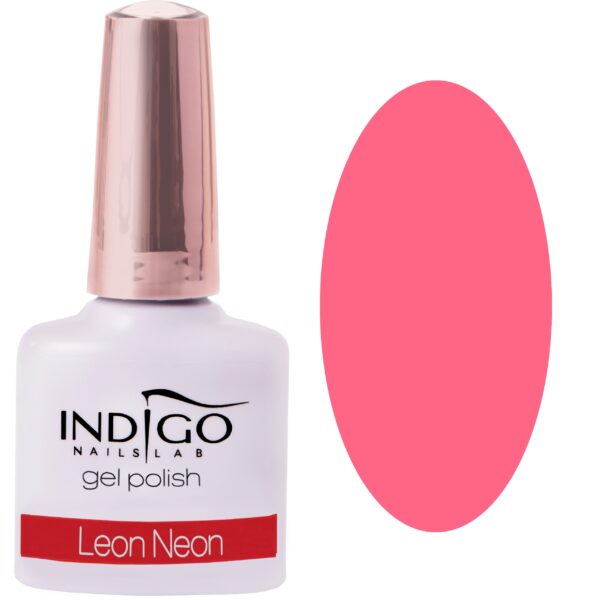 Indigo Gel Polish lakier hybrydowy, kolory 7ml Leon Neon