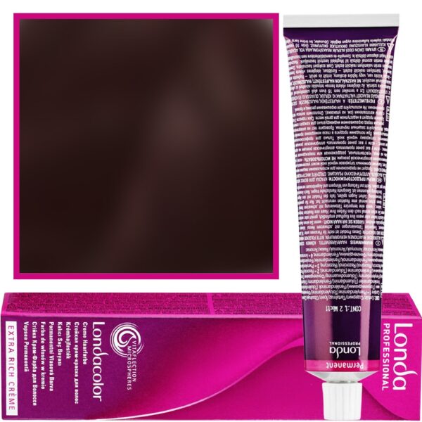 Londa Color profesjonalna farba do włosów 60ml 4/77 Intensywnie brązowy średni brąz