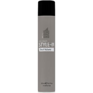 Inebrya Style-In Total Volume - szybkoschnący lakier do włosów delikatnych i cienkich, 500ml