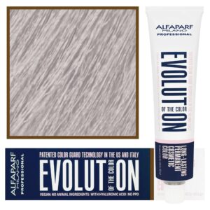 Alfaparf Evolution - wegańska farba do koloryzacji włosów, 60ml 10,21 | Najjaśniejszy Popielaty Blond Irise