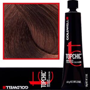 Goldwell Topchic - profesjonalna farba do włosów, 60ml 6-KG Ciemna Złota Miedź