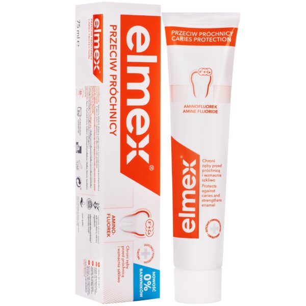Elmex pasta do zębów przeciw próchnicy z fluorkiem sodu, 75 ml