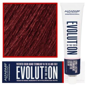 Alfaparf Evolution - wegańska farba do koloryzacji włosów, 60ml 7,6 | Średni Czerwony Blond