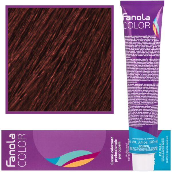 Fanola Crema Color farba - profesjonalny krem koloryzujący, 100 ml 7.4 | Średni Blond Miedziany
