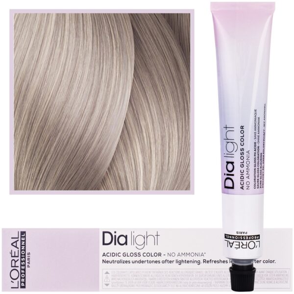 Loreal Dia Light - profesjonalna farba do włosów, 50ml 10.22 Bardzo Bardzo Jasny Blond Opalizujący Głęboki