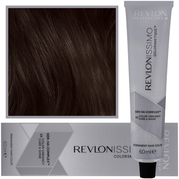 Revlon Revlonissimo Colorsmetique - kremowa farba do włosów, 60ml 3 | Ciemny Brąz